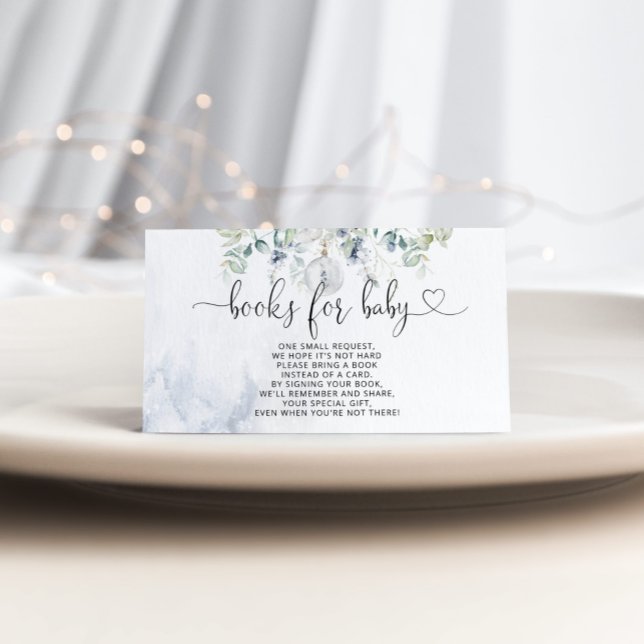 Winter Christmas bubble books for baby ticket Enclosure Card (Creator Uploaded)