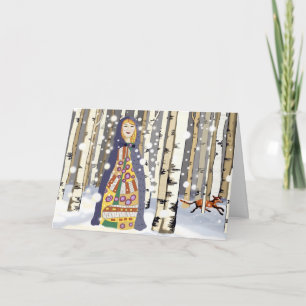 Winter Christmas card