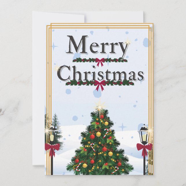 Winter Christmas Card (Front)
