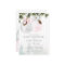 Winter Christmas Girl Baby Shower Invitation