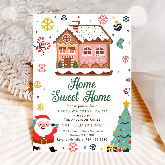 Winter Christmas Housewarming Party Invitation (Creator Uploaded)