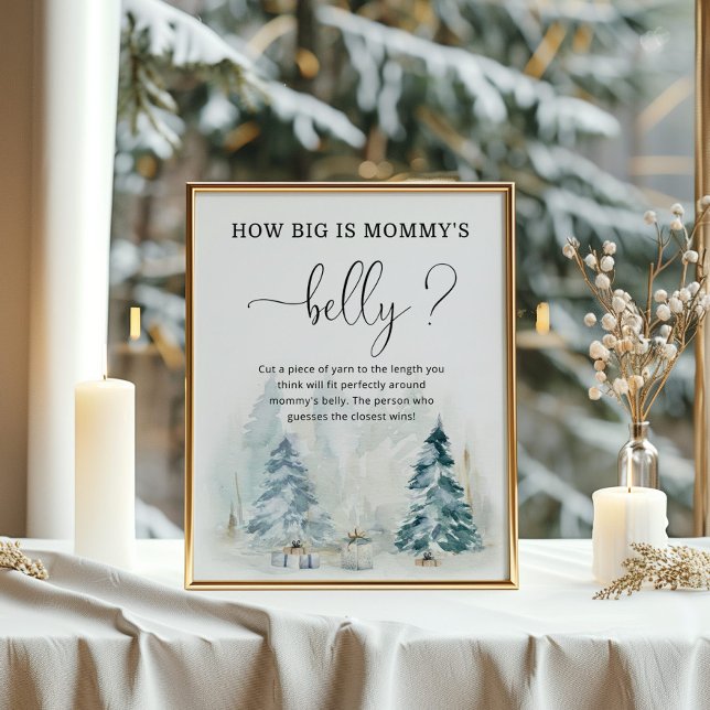 Winter christmas how big is mommy's belly game poster (Creator Uploaded)
