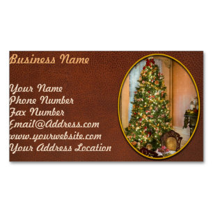 Winter - Christmas - It's Christmas again Business Card Magnet