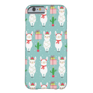 Winter Christmas Llamas   Holidays Barely There iPhone 6 Case