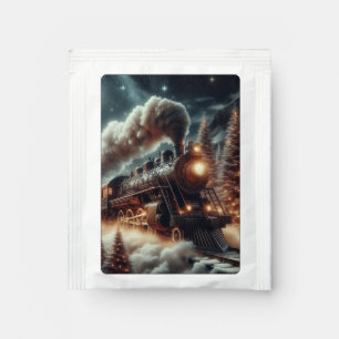Winter/Christmas night train Tea Bag Drink Mix