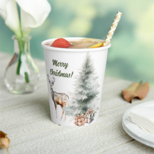 Winter Christmas Paper Cup