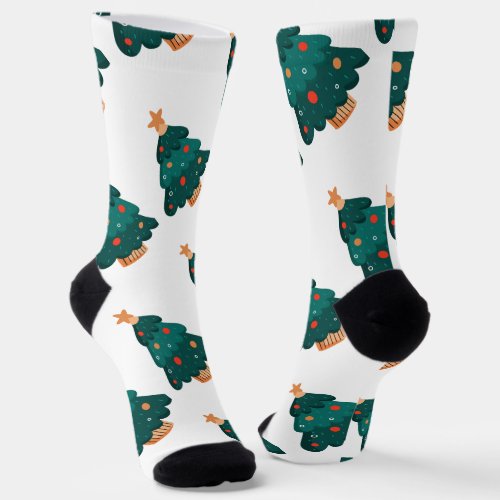 Winter Christmas Party Socks