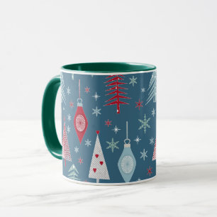 Winter Christmas pattern. Mug