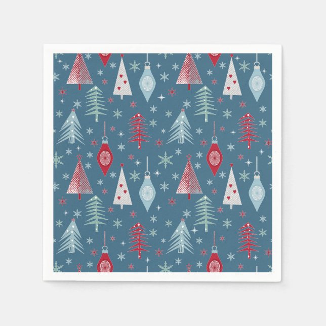 Winter Christmas pattern. Napkins (Front)