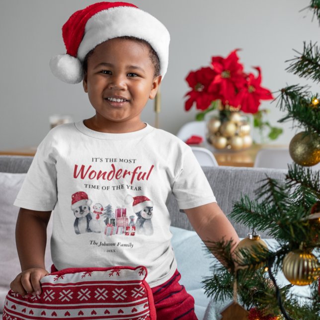 Winter Christmas Themed Toddler T-shirt (Creator Uploaded)