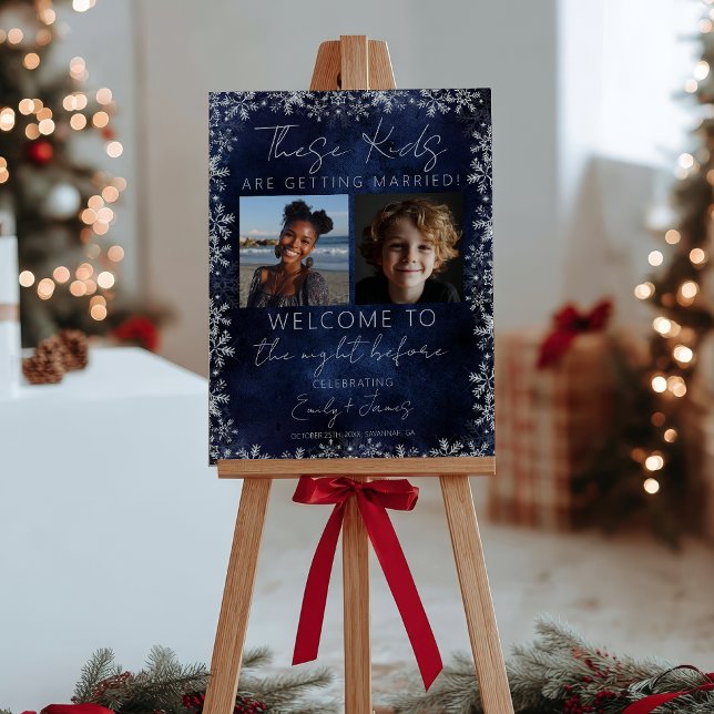 Winter Christmas These Kids Rehearsal Dinner Foam Board (Winter Christmas These Kids Rehearsal Dinner Foam Board)