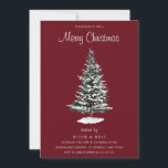 Winter Christmas: Trendy Winter Modern Party Invitation<br><div class="desc">Winter Christmas: Trendy Winter Modern Party

See matching collection in Niche and Nest Store</div>