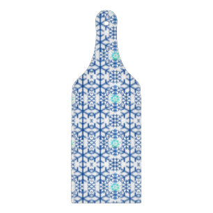 WINTER Christmas wine glass paddle cutting board 