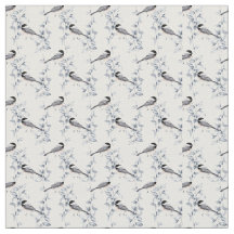 Winter Christmas with Robin Fabric