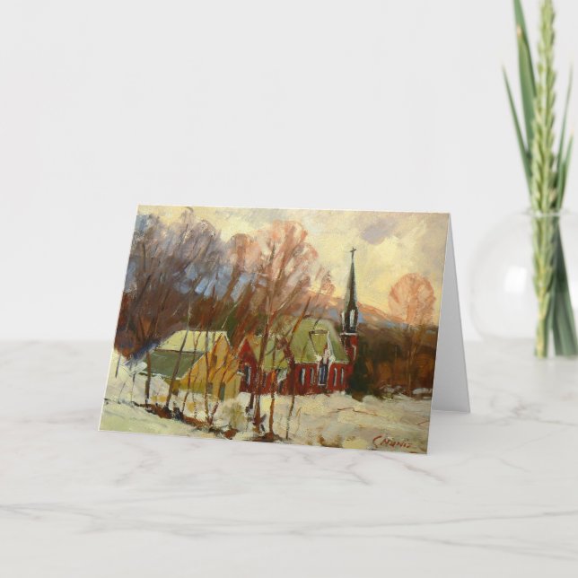"Winter Church" Holiday Card (Front)