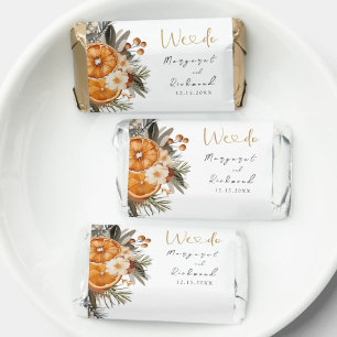 Winter Citrus Floral Christmas Wedding Sweet Favor