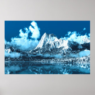 Winter Cliffs Poster