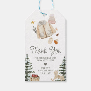 Winter Clothes It's Cold Outside Favor Tags