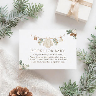 Winter Clothesline Books for Baby Enclosure Card