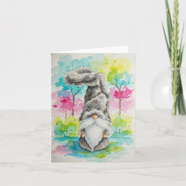 Winter Coat  Thank You Card (Front)