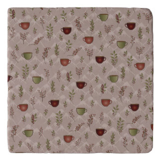 Winter Coffee Journey Trivet