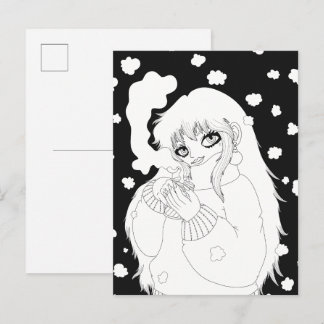 Winter Coffee Postcard