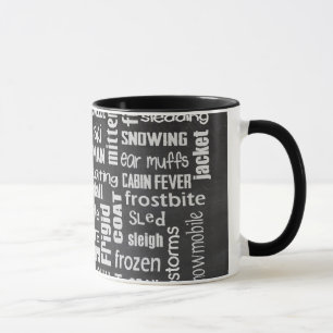 Winter Collage Mug