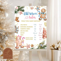 Winter Cookies Gender Reveal Old Wives Tales