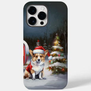 Winter Corgi Caravan Christmas Adventure  Case-Mate iPhone 14 Pro Max Case