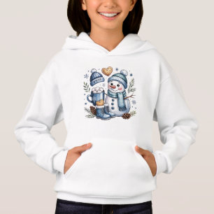 Winter Cozy Snowman Hoodie