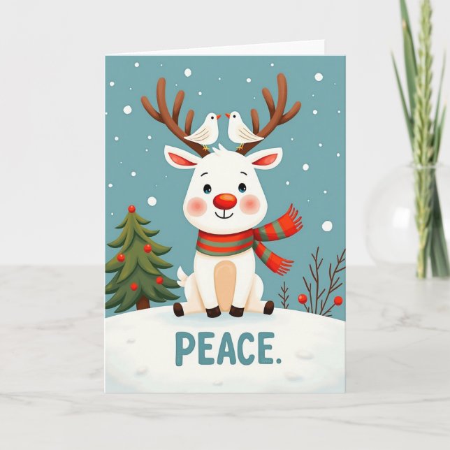 Winter Creature Christmas Card (Front)