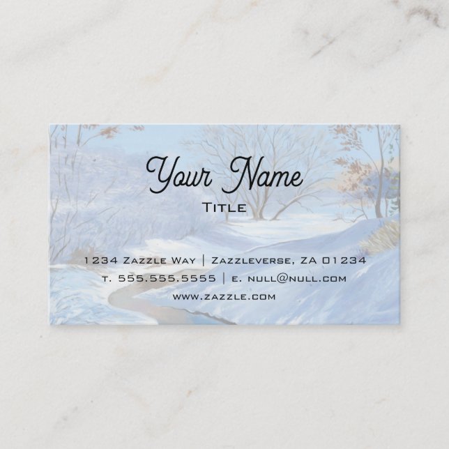 Winter Creek Business Card (Front)