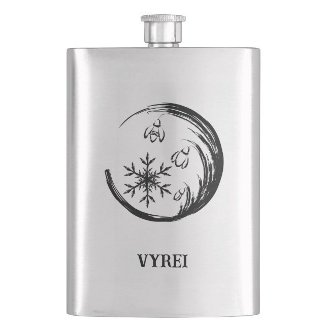 Winter Crest Flask (Front)