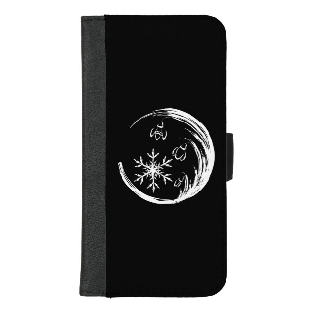 Winter Crest iPhone Wallet Case (Front)