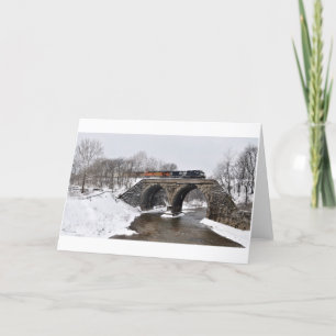 Winter Crossing Holiday Card