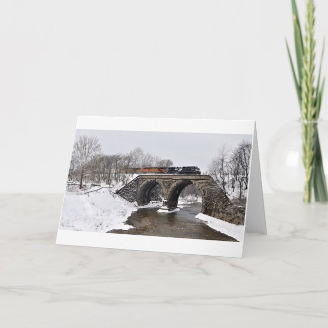 Winter Crossing Holiday Card (Front)