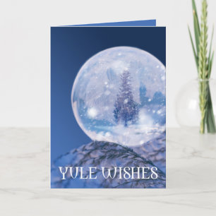 Winter Crystal Yule Card