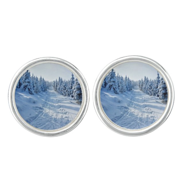Winter  cufflinks (Front)
