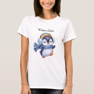 Winter Cutie Cute Penguin Winter T-Shirt