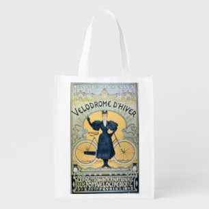 'Winter Cycle Racing Track', International Exhibit Grocery Bag
