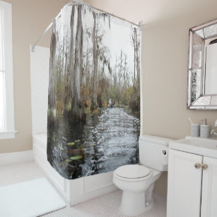 Alligator Shower Curtain, Zazzle