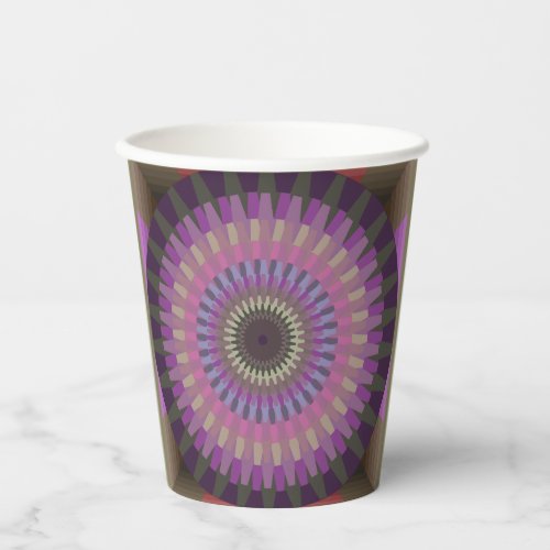 Winter Dahlia _ Purple Evening Colors _ Alt Paper Cups