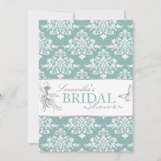 Winter Damask BRS Invitation Card
