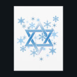 winter david postcard<br><div class="desc">Postcard Vertical Template</div>