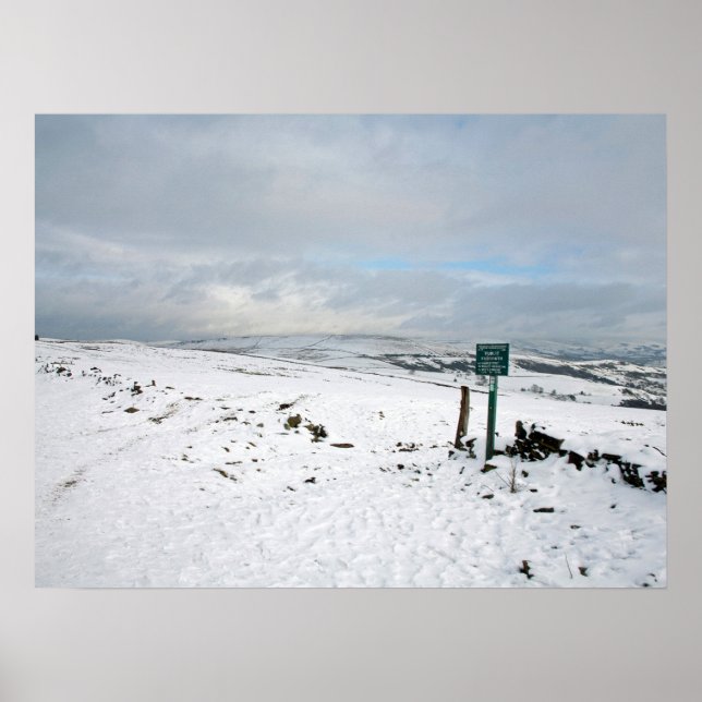 Winter day Bowstonegate Postcard Poster (Front)