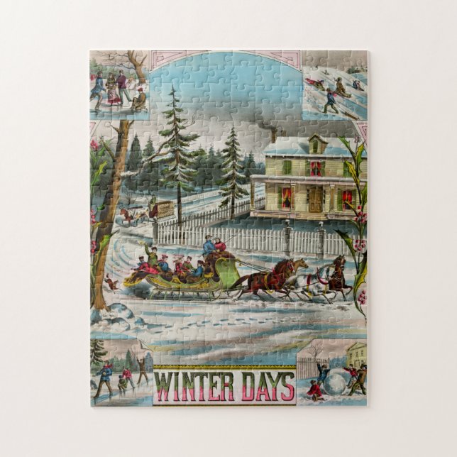 Winter Days Jigsaw Puzzle (Vertical)