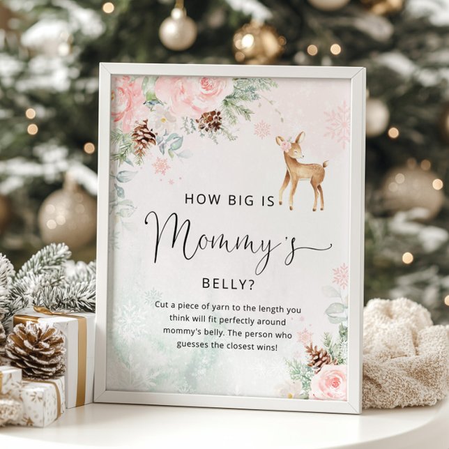 Winter deer how big is mommy's belly game poster (Creator Uploaded)