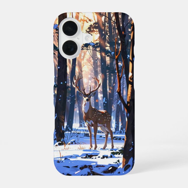 Winter Deer Spirit Iphone Case (Back)