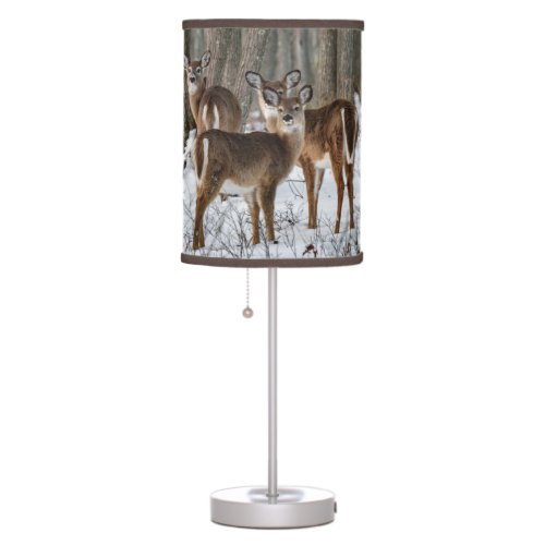 Winter Deer Table Lamp