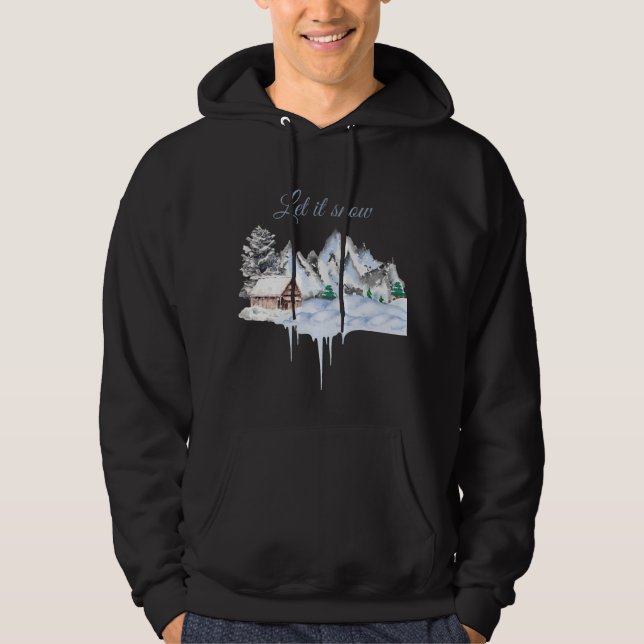 Winter design  hoodie (Front)